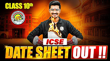 Class 10 ICSE Date Sheet OUT 2026 !! 🔥 ICSE Biggest Update | Don