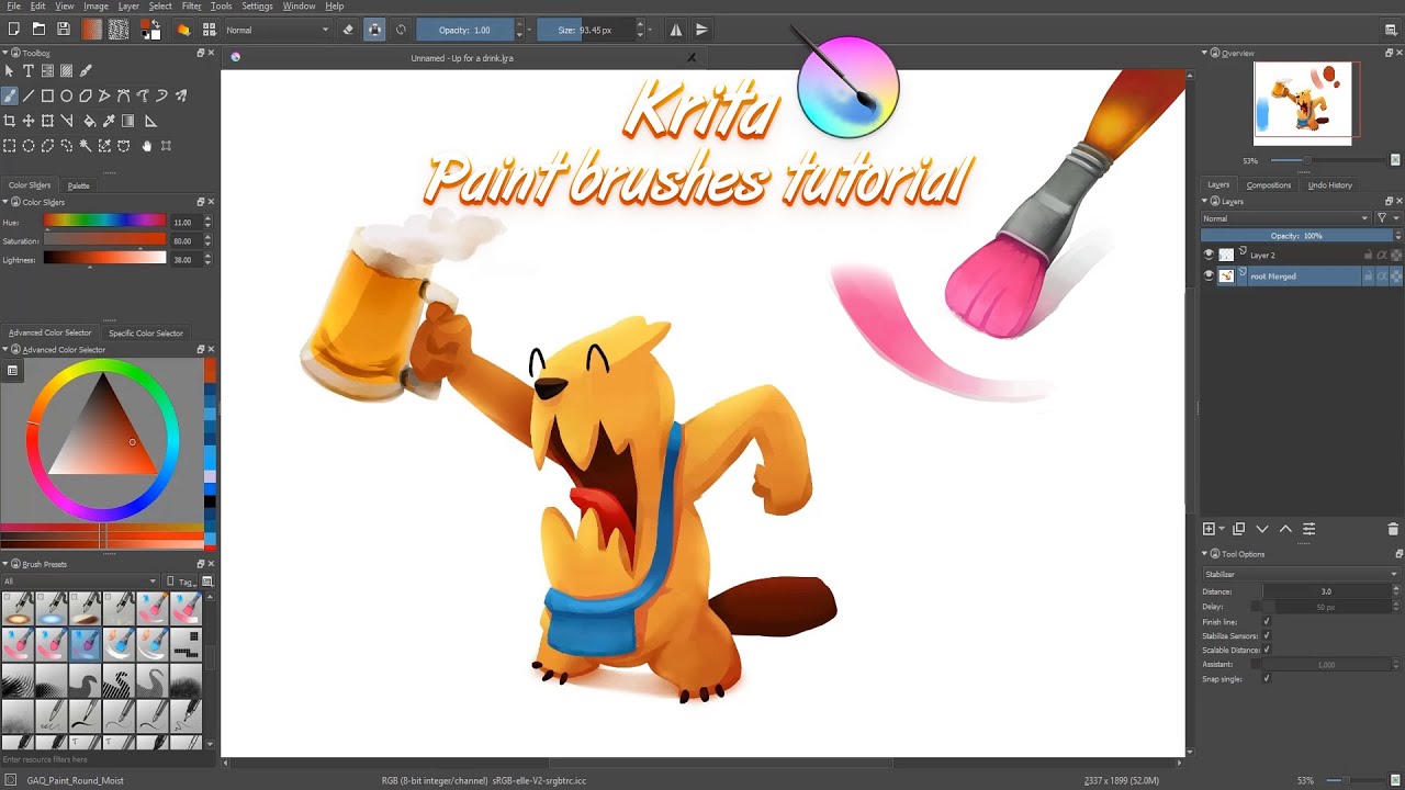 Featured image of post Krita Tutorial Youtube / This is great on the whole, but makes the videos a bit confusing!