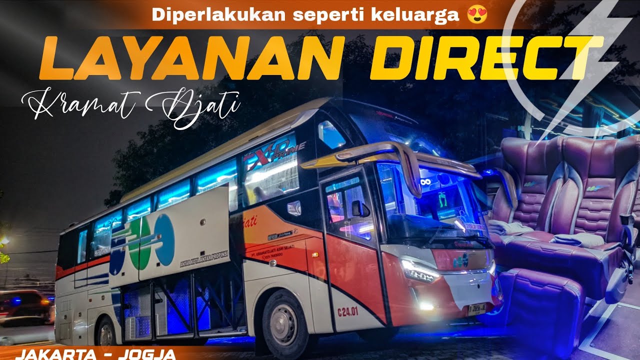 UNIT SPESIAL, TANPA MAMPIR RUMAH MAKAN😍! | Trip Bus Kramat Djati Jakarta - Jogja 