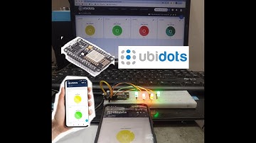 Encendido 4 led esp 8266 Wifi | Ubidots IoT | código
