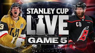 🏒 Stanley Cup Live | Hurricanes vs Golden Knights Game 5 | @emptynetterspod