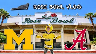 Michigan VS Alabama Rose Bowl Vlog: Student Section POV (Insane Highlights)