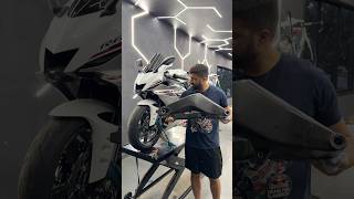 R6 2019 completa 😍❤️, a ultima peça que faltava #ASMR #YAMAHAR6 #R6 #Rebuild
