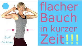 ‼️20 min. flacher Bauch in kurzer Zeit | Intensiv-Workout ohne Geräte