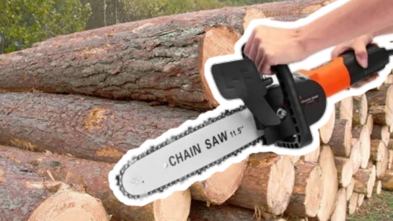 Chain saw angle grinder YouTube
