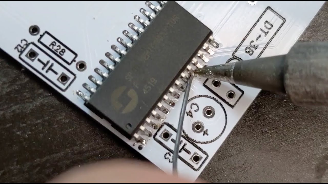 Surface Mount Soldering in your DIY Guitar Pedals? Without extra gear or supplies? Too Easy