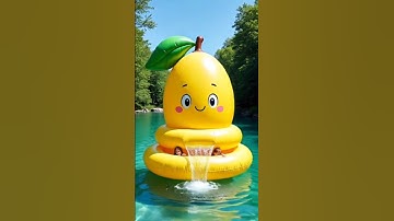 Insane Inflatable Fruit Pool Float You’ve Never Seen Before! 🍋💦
