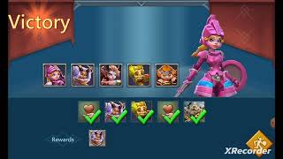 Lords mobile Dreams Witch Limited Hero Challenge stage 4