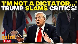 Trump LIVE: 'Not A Dictator' US President Donald Trump Responds To Critics Decrying His DC Crackdown
