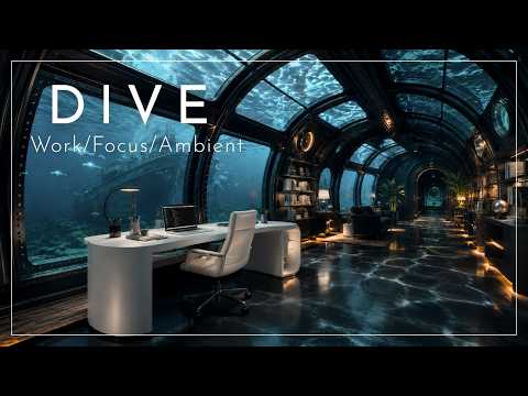 Deep Work Music & Ambient Focus Sounds — Underwater Office for Coding
