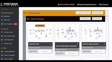 Test Your Players With FirstDown PlayBook