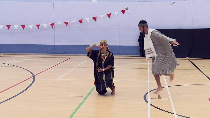 Jewish Amka Yemenite dance, Ahuvi, at Machol Europ...