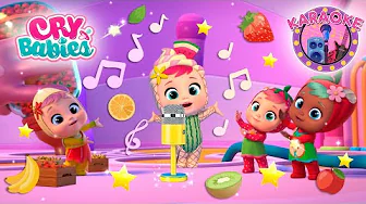 The Fruit Song 🍓 Karaoke | Song for kids 🎤 Cry babies in English