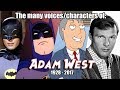 Many Voices of Adam West (Animated Tribute - Batman '66 / Family Guy / SuperFriends)
