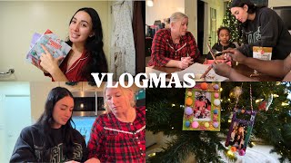 VLOGMAS: my mom is in town, christmas treats & ornaments, nighttime skincare routine