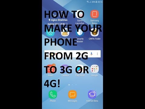 How To Change Mobile Data From 2G to 3G or 4G!