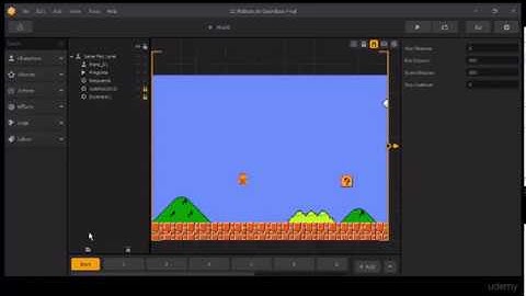 Buildbox - Mario game course  (Spanish)