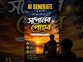New AI GENERATED song/ সপোনৰ পোহৰ/  নদী মোৰ প্ৰথম ভালপোৱা/ #ai #aisong #aivedeo / Axom kahini..