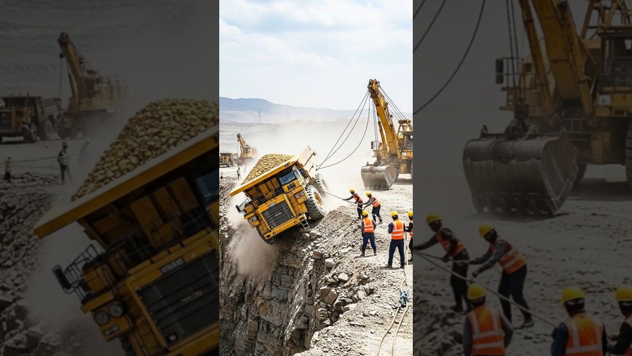 “Gold Truck on the Edge! Epic Rescue in an Indian Mine” 