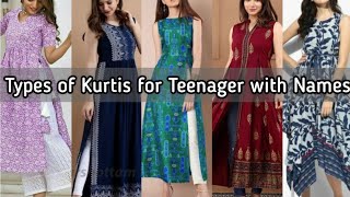 Types of Kurtis with Names || Kurti types and their Names || fashion icon|| for girls and womens