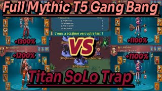 Lords Mobile|Full Mythic Champ 11k Hero Gangbang attack Titan SoLo Trap...i Burned 🤔😱