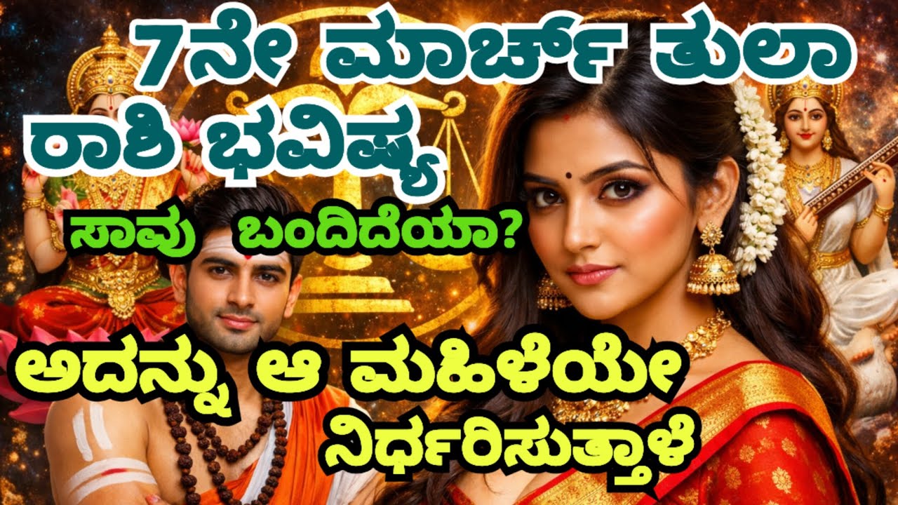 7ನೇ March ತುಲಾ ರಾಶಿ ಭವಿಷ್ಯ ಧನಾತ್ಮಕವಾಗಿ ಯೋಚಿಸಿ, ಧನಾತ್ಮಕವಾಗಿರಿ, ನೀವು ಎಲ್ಲವನ್ನೂ ಸಾಧಿಸುತ್ತೀರಿ Libra