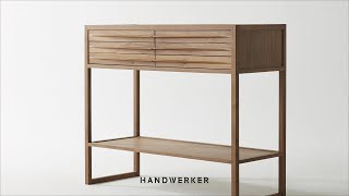 HANDWERKER - Making console [inspired traditional 4 way table]