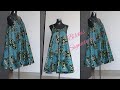 How to make a CIRCLE DRESS  [Umbrella dress]