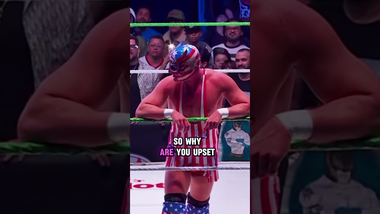 Dominik Mysterio Has a PERSECUTION Complex 😂  #dominikmysterio #triplea #elgrandeamericano
