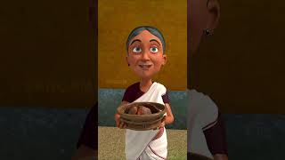 കാക്കയും മുത്തശ്ശിയും | Part 6 | Kids Animation Story Malayalam | Kakkayum Muthashiyum #shorts