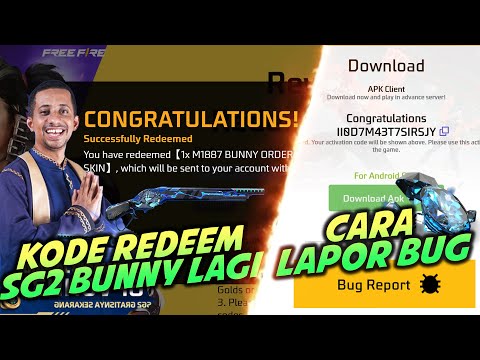 KODE REDEEM SG2 BUNNY DARI HABIB JAFAR! CARA REPORT BUG DI ADVANCE SERVER DAN DAPETIN 1000DM ASLI!