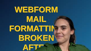 Drupal: Webform mail formatting broken after moving to symfony-mailer-lite from swiftmailer