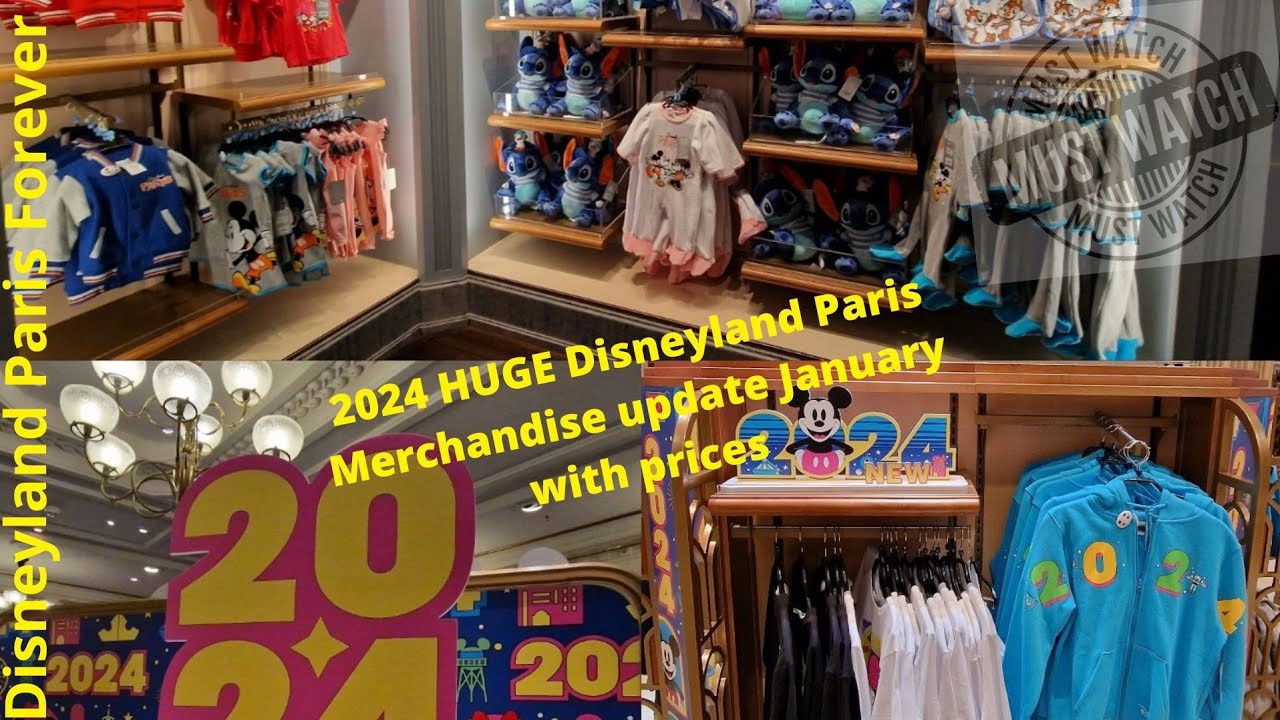 🛍2024 HUGE Disneyland Paris Merchandise update January with prices