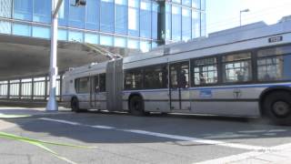 The SilverLine (Trolleybus) of Boston, USA in HD 1080p