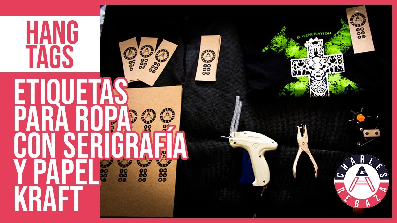 💰HANG TAGS etiquetas para MARCA DE ROPA (Realza y distingue tu producto) -