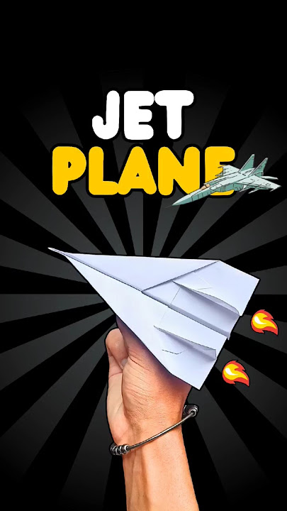 Super Fast Jet Plane Tutorial 🚀✂️ #paperplane #craft #paper #diy #origami #experimnent #jetplane