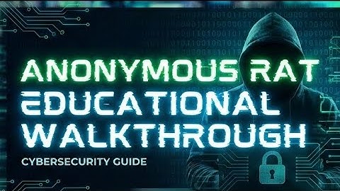 Android Remote Access Tools (2025) | Anonymous RAT Educational Walkthrough#remoteaccess #ethical 
