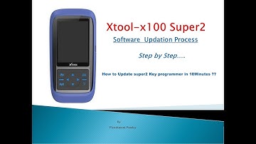 XTOOL X100-SUPER2 SOFTWARE UPDATION PROCESS.