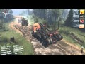 SpinTires - карта "Осень" пройдено #1