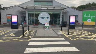 Stafford North services - Part 2 - M6 - Biggest Lake at a service station!
