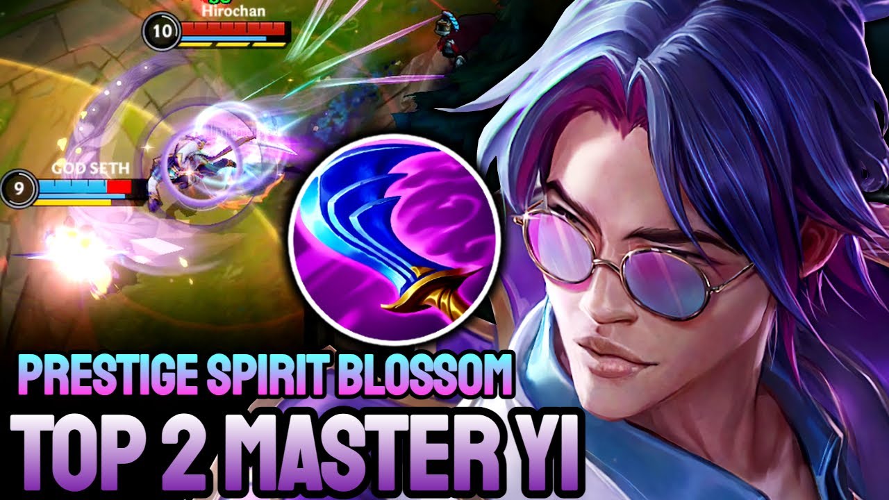 WILD RIFT PRESTIGE SPIRIT BLOSSOM MASTER YI - TOP 2 MASTER YI GAMEPLAY - EX CHALLENGER RANKED