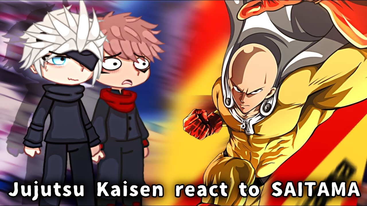 JUJUTSU KAISEN React to SAITAMA 😱💥 | One Punch Man | Gacha Reaction | 🇺🇸/🇧🇷