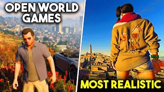 Top 10 Most *REALISTIC* OPEN WORLD 😱 Games Ever Made! screenshot 2