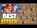 NEW Root Rider With Super Valkyrie Attack Th16 - BEST Th16 Attack Strategy in Clash of Clans