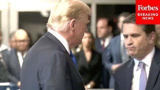 Reporter Asks Trump If He'll Drop Out After  Hush Money Trial Verdict, But Ex-President Ignores It