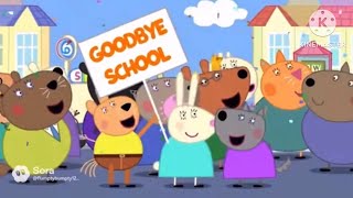 Peppa Pig delete school and get ungrounded with TV and movies and kissing and and and Chick-fil-A ￼