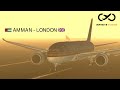 Infinite Flight Amman To London Royal Jordanian Boeing 787 MultiPlayer Flight Simulator 