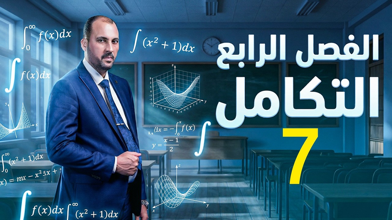 الرياضيات للصف السادس العلمي (الفصل الرابع التكامل غير المحدد محاضرة 7 الدوال الدائرية ج3 2026)