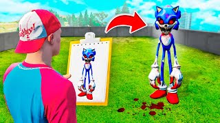 Zeichne Niemals Sonic.exe In Gta 5!