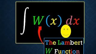 How to integrate the Lambert W function
